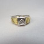 Anello da uomo diamante 0.30ct