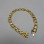 Bracciale in oro giallo e 1.25ct di diamanti
